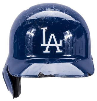 2015 Joc Pederson Game Used Los Angeles Dodgers Batting Helmet (MLB Authenticated)